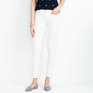 NWT J. Crew white straight & narrow Jean, sz 29